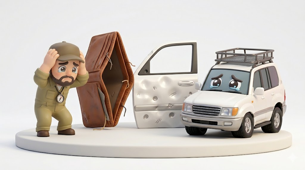 ランクル100ナロー化｜費用50万超！穴埋め手順とDIY失敗の罠