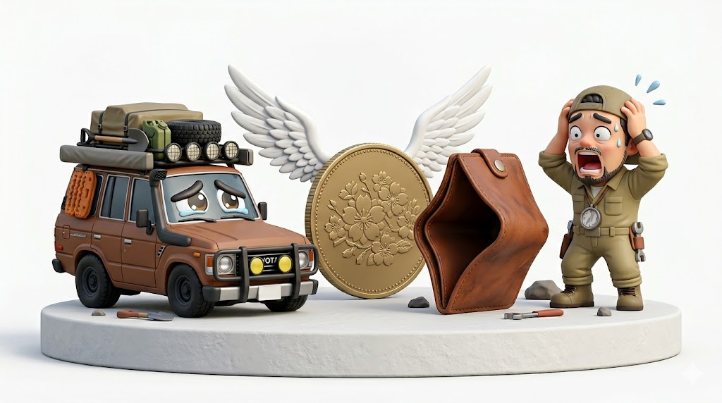 ランクル60(FJ62G)維持費の地獄｜年8.7万・燃費4kmの罠