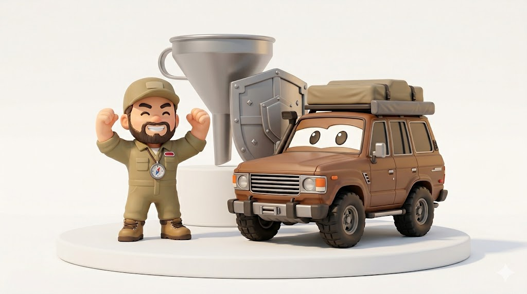 ランクル60オイル交換【罠】化学合成油はNG！10L鉱物油の正解