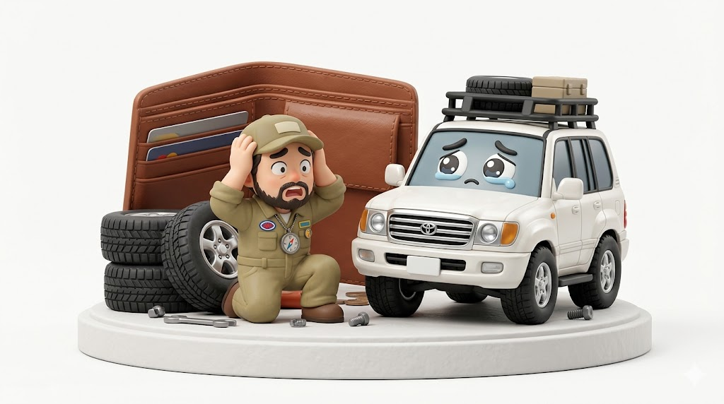 ランクル100スタッドレス【警告】16インチ干渉の罠と最安の正解